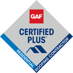 GAF certified plus residential roofing contractor