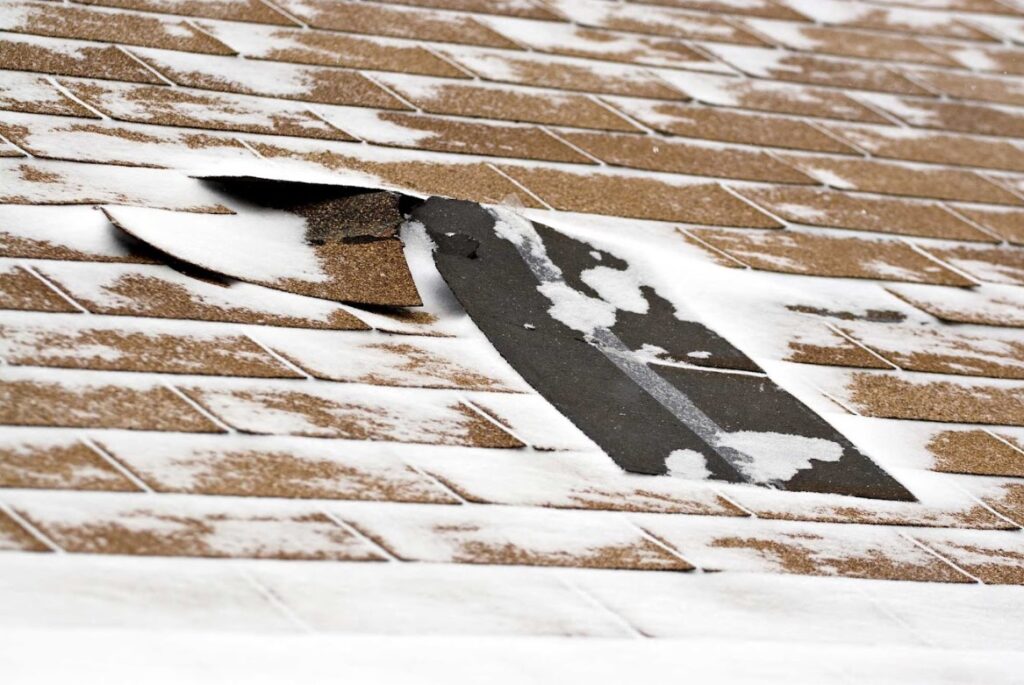 snow load roof stress in Johnson County, KS