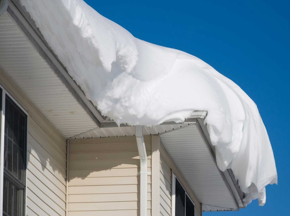 snow load roof in Johnson County, KS