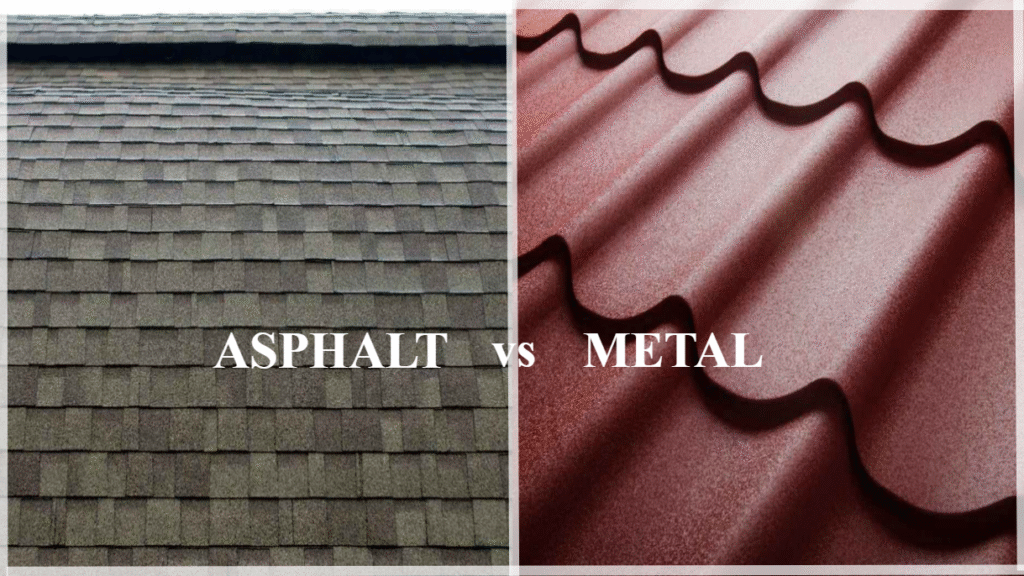 asphalt shingle vs metal roofing Olathe