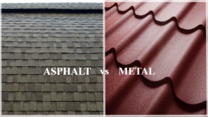 asphalt shingle vs metal roofing Olathe
