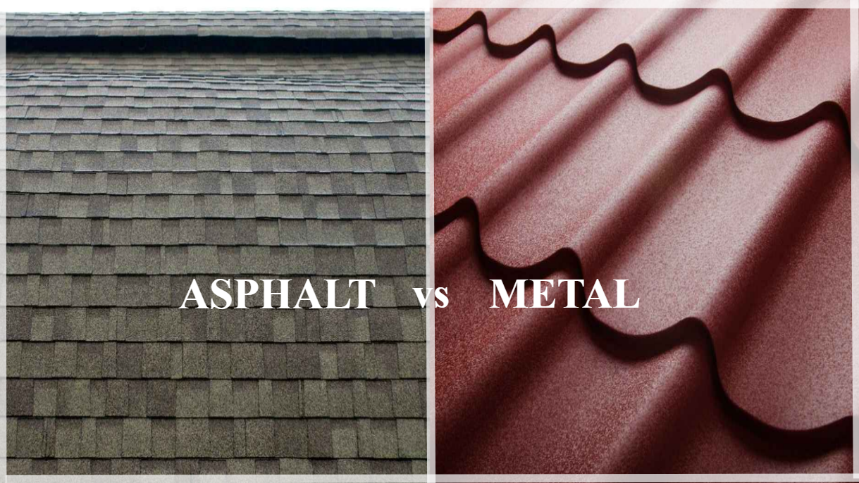 asphalt shingle vs metal roofing Olathe
