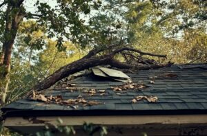 tree roof risk in Parkville and Kearney