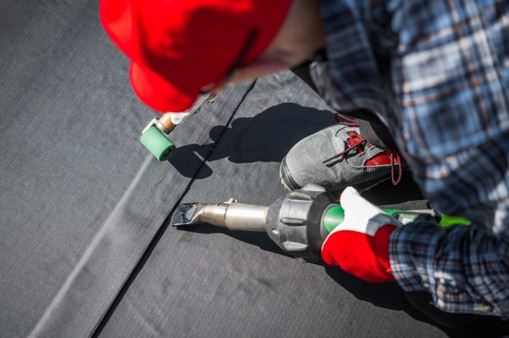 commercial roof repair in Marshall
