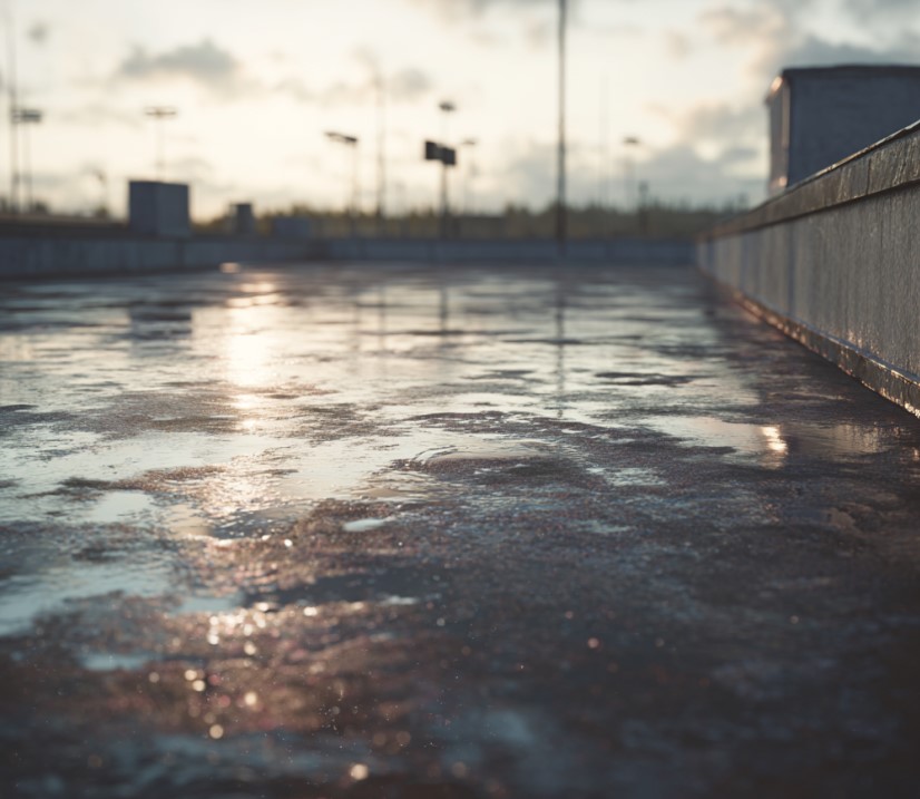 ponding water on commercial roofs